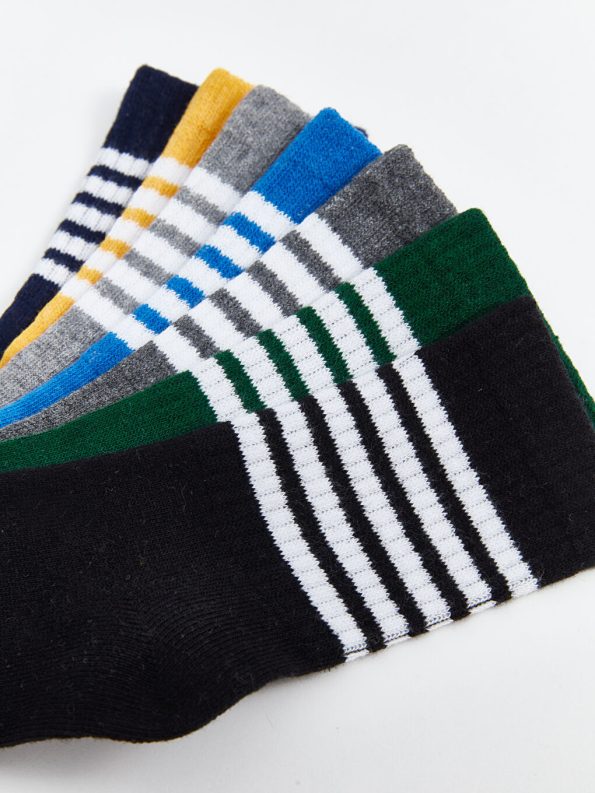 Striped Boys' Ankle Socks - Pack of 5