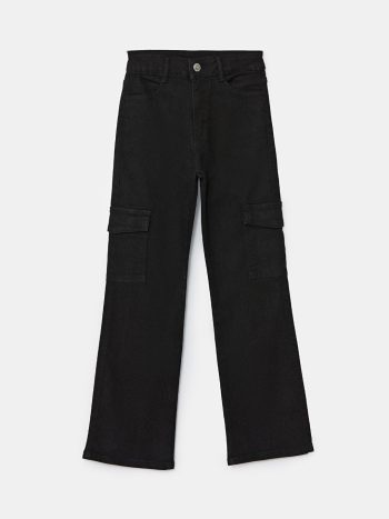 Girls' Thick Tracksuit with Stand-Up Collar