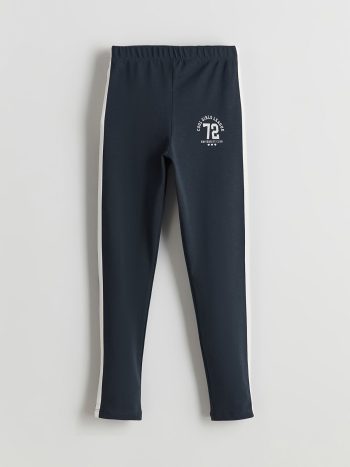 LCW Kids Anthracite Elastic Waist Girls Leggings