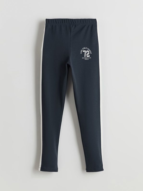 LCW Kids Anthracite Elastic Waist Girls Leggings
