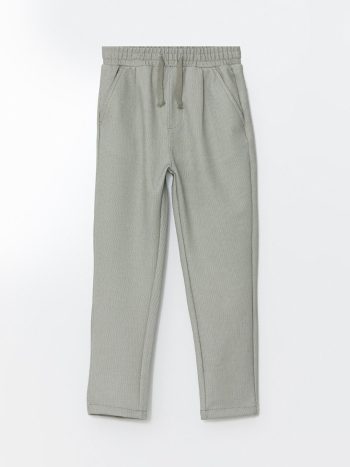 Belted Cotton Blend Boys' Shorts