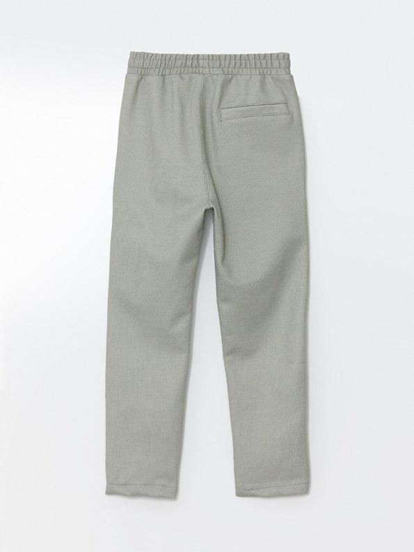 Belted Cotton Blend Boys' Shorts