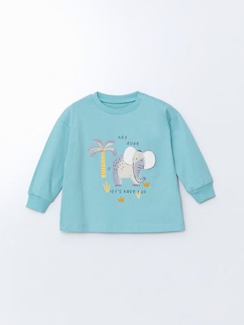 Boys' Printed Crew Neck T-Shirt Set