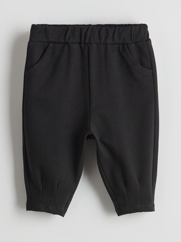 LCW Baby Beige Elastic Waist Boys Sweatpants Set