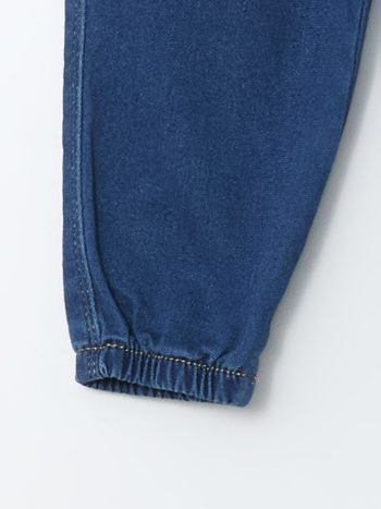 LCW Baby Blue Elastic Waist Basic Boys' Jeans
