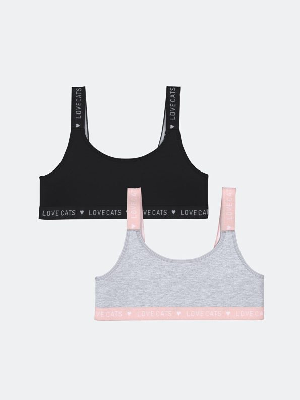 Printed Girls' Crop Top