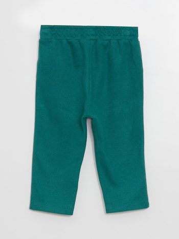 LCW Baby Green Elastic Waist Baby Boy Pants