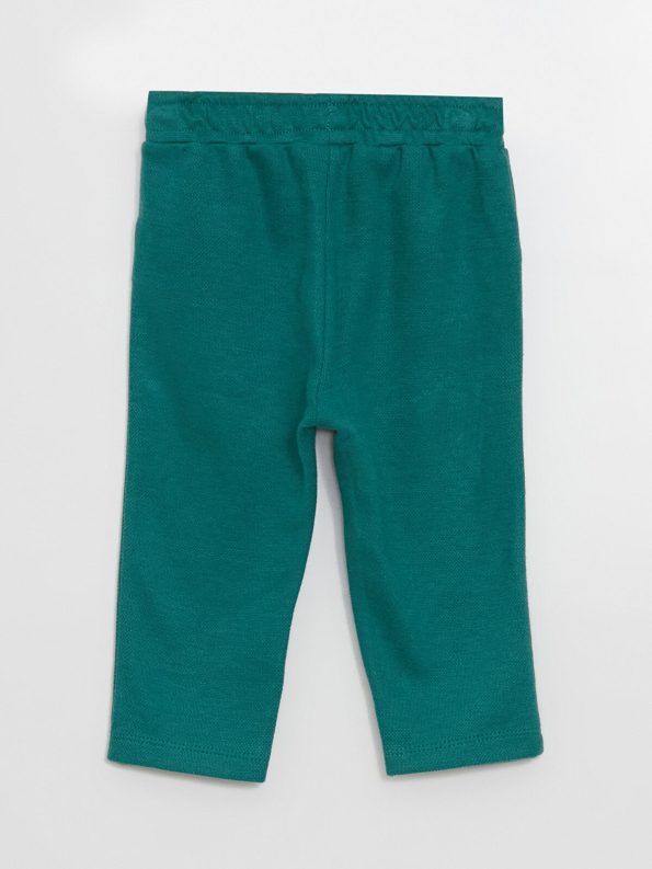 LCW Baby Green Elastic Waist Baby Boy Pants