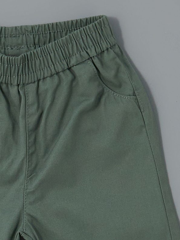Elastic Waist Basic Baby Boy Pants