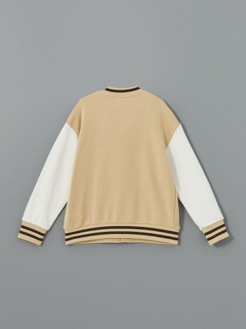 Boys' Fleece Pullover with Stand-Up Collar