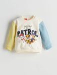 Boys' Long Sleeve Printed Crew Neck Sweatshirt