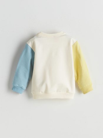 Boys' Long Sleeve Printed Crew Neck Sweatshirt
