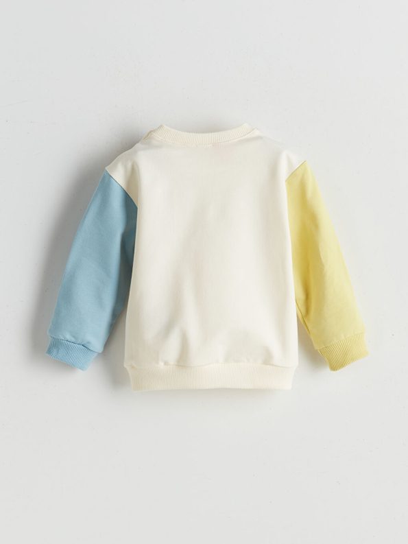 Boys' Long Sleeve Printed Crew Neck Sweatshirt
