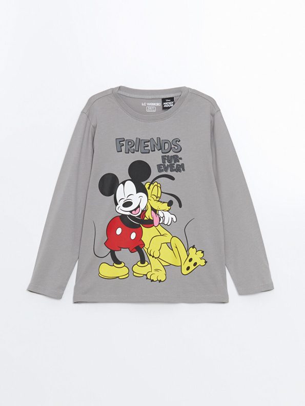 Boys' Printed Crew Neck T-Shirt