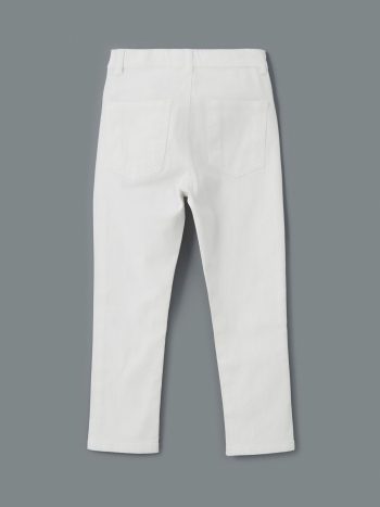 LCW Kids White Adjustable Waist Boys Pants