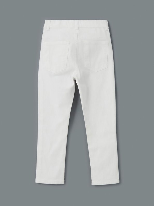 LCW Kids White Adjustable Waist Boys Pants