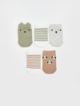 Printed Baby Boy Socks Set of 5