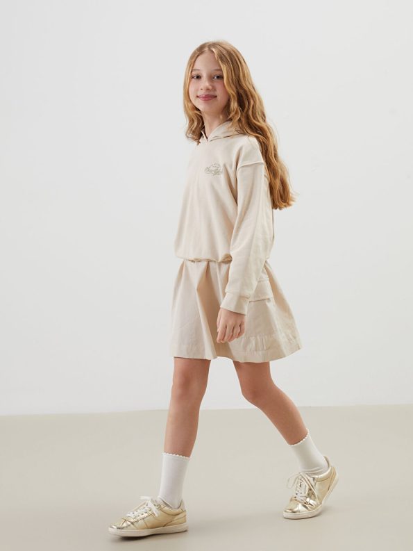 Girls' Elastic Waist Flared Leggings