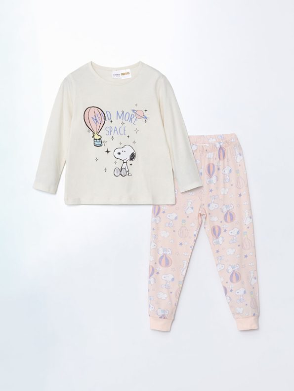 Hooded Girls' Sweatshirt and Jogger Set