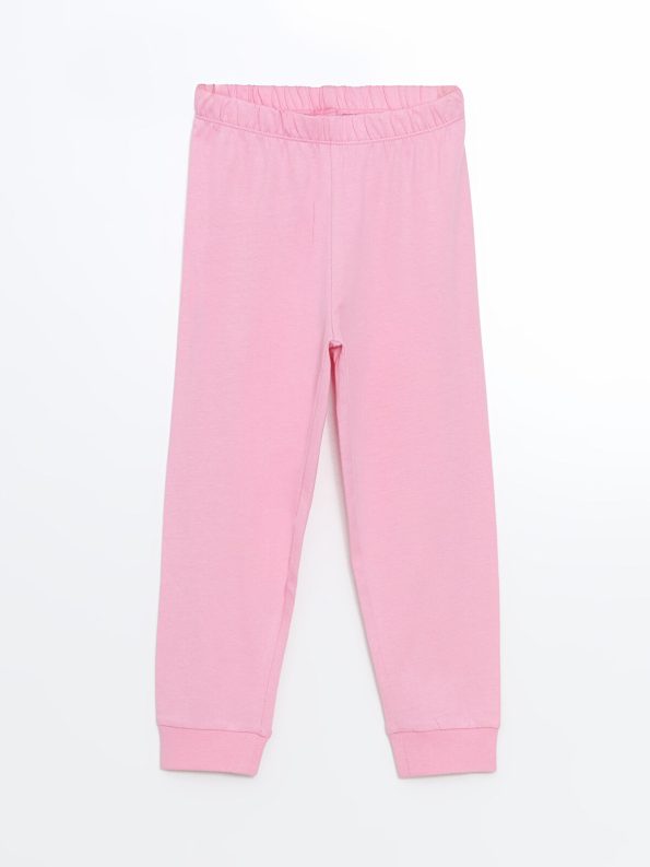 LCW Kids Pink Printed Girls Pajama Set