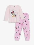 Bicycle Neck Long Sleeve Baby Girl Blouse and Leggings Set