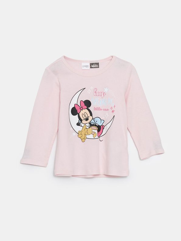 Bicycle Neck Long Sleeve Baby Girl Blouse and Leggings Set