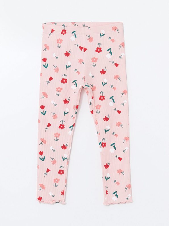 Floral Girls' Crinkle Blouse and Shorts Set