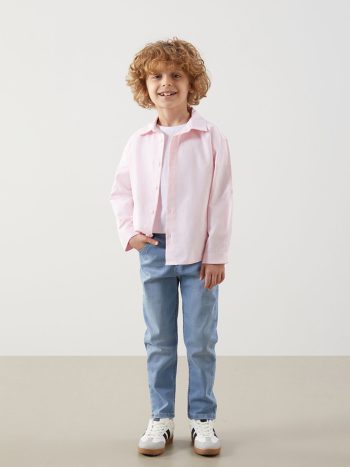 LCW Kids Indigo Elastic Waist Basic Boys' Jean Pants