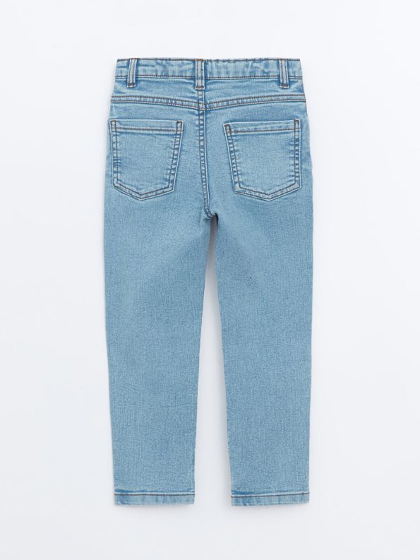 LCW Kids Indigo Elastic Waist Basic Boys' Jean Pants