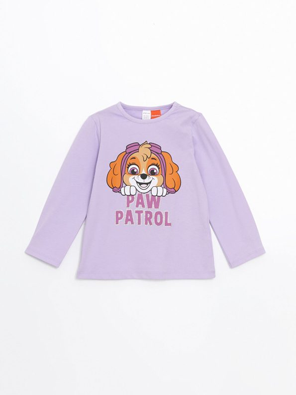 LCW Baby Lilac Paw Patrol Print Girls Pajama Set