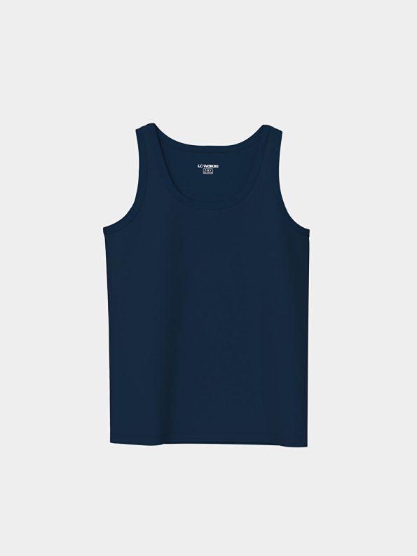Batman Print Crew Neck Boys' Tank Top Set