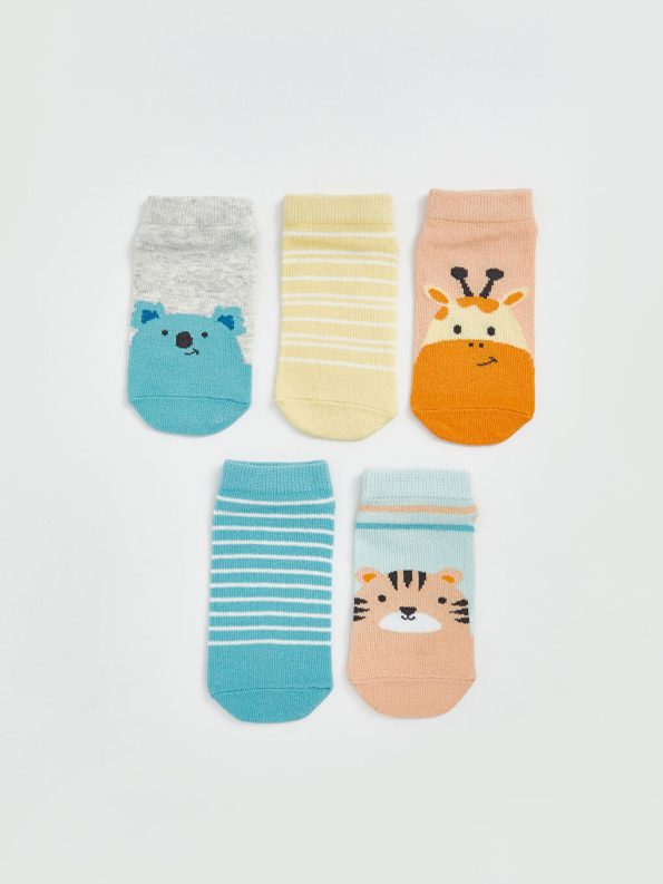 Basic Boys' Ankle Socks Set of 7
