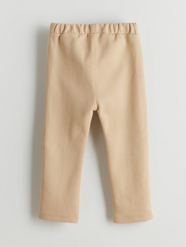 LCW Baby Beige Elastic Waist Boys' Pants