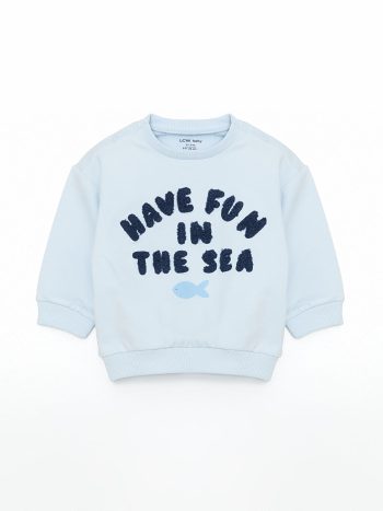 LCW Baby Blue Collar Shirt and Pants Set for Boys