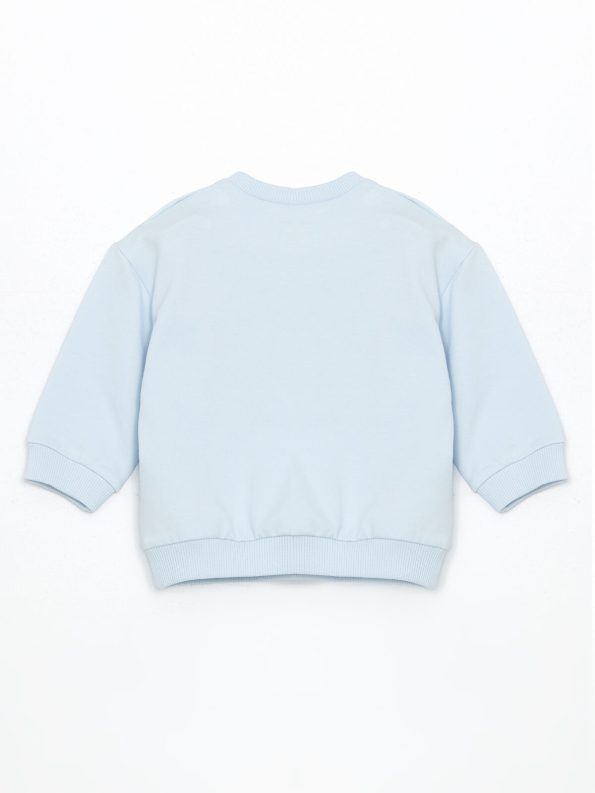 LCW Baby Blue Collar Shirt and Pants Set for Boys