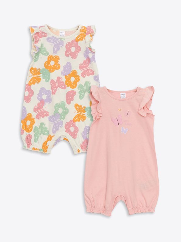 Floral Peter Pan Collar Dress for Baby Girls