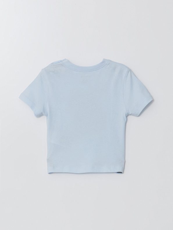 LCW Baby Blue Boys' T-Shirt and Shorts Set