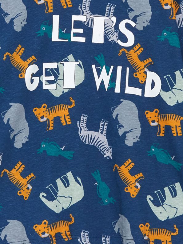 Boys' Printed Crew Neck T-Shirt
