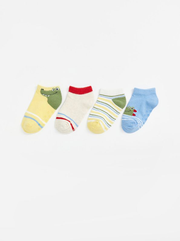 Boys' Baby Sock Booties - Set of 3