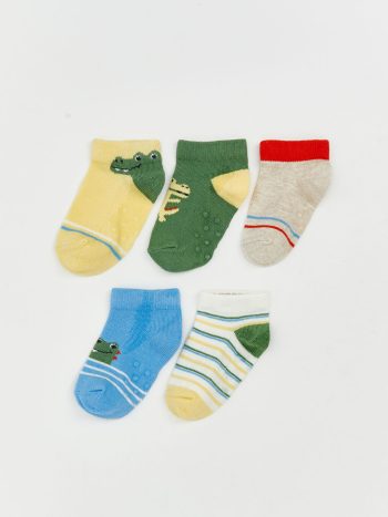 Boys' Baby Sock Booties - Set of 3