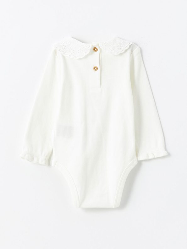 Printed Crew Neck Baby Boy Bodysuit