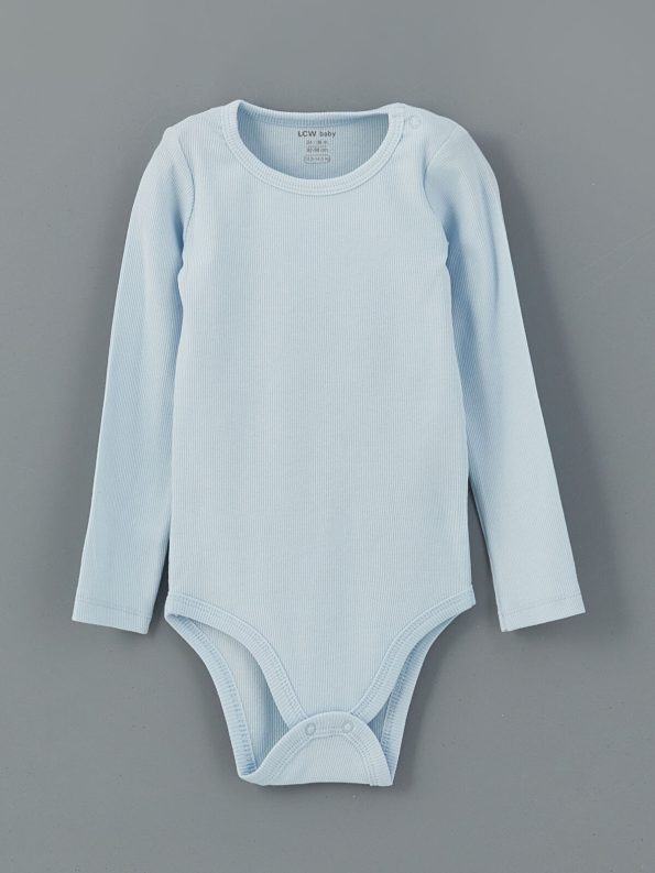 LCW Baby Orange Short-Sleeve Bodysuit Set for Boys