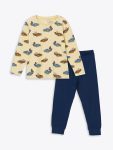 Striped Boys' T-Shirt and Sweatpants Set