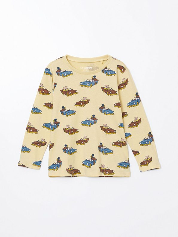 Striped Boys' T-Shirt and Sweatpants Set