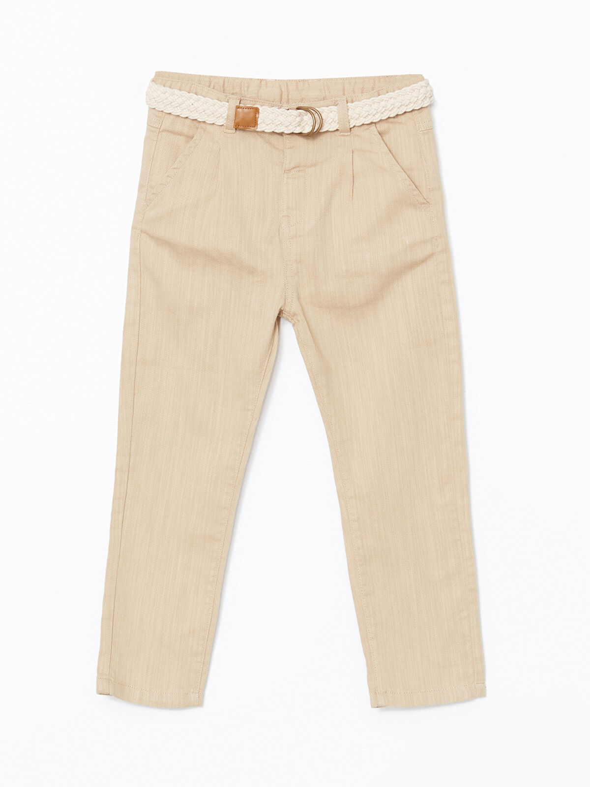 l_20251-s58290z1-fku_a.jpg LCW Kids Beige Adjustable Waist Gabardine Boys' Trousers