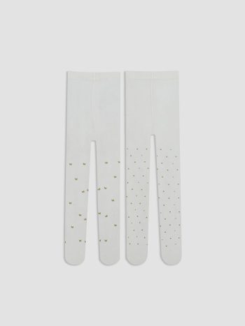 Girls' Printed Bicycle Neck Leggings Set