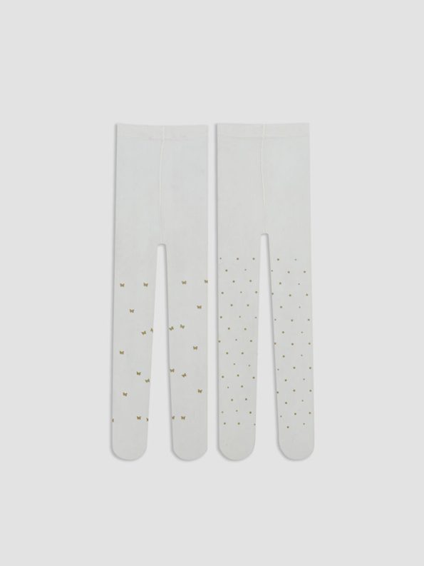 Girls' Printed Bicycle Neck Leggings Set