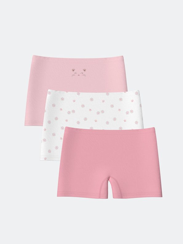 Printed Girls' Underwear Set of 5
