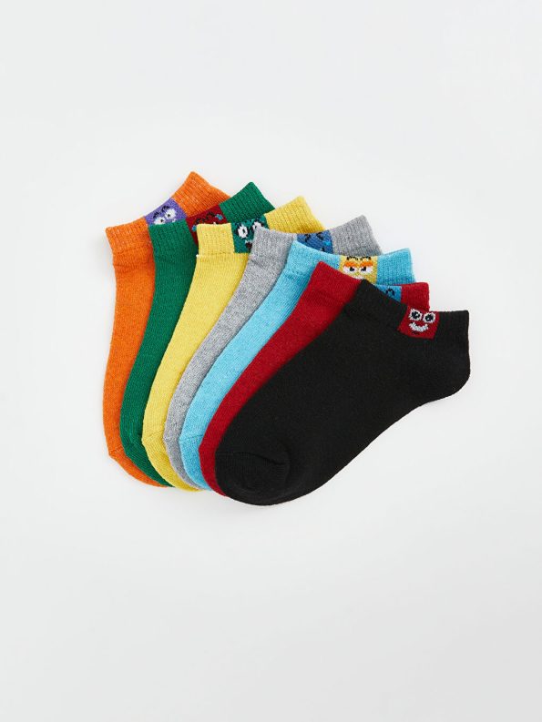 Basic Boys' Ankle Socks Set of 7
