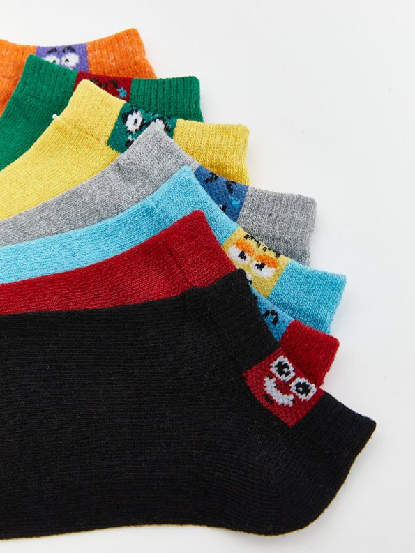 Basic Boys' Ankle Socks Set of 7